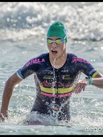 Compétition d'aquathlon à Málaga